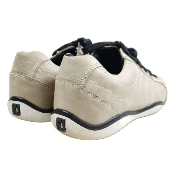 Footjoy Lo Pro Womens Size 8 Spike-less Golf Shoes Tan Leather - Picture 4 of 9